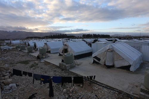 Syrian refugees in the Bekaa Valley, Lebanon